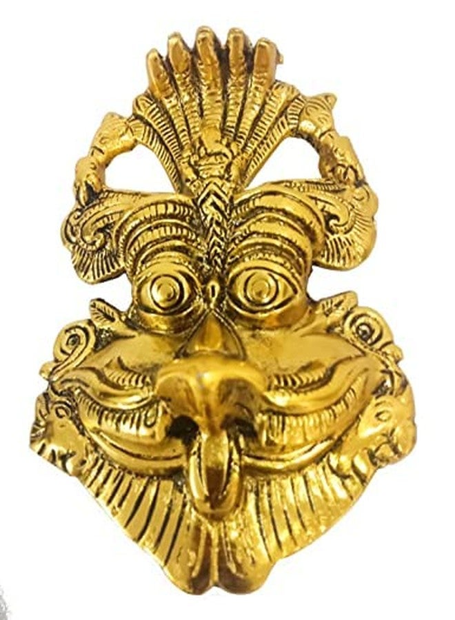 KAUSHEVA Brass Keerthi Mukudu- Keerthi mukutam- Kirthimukha -Wall Hanging- Evil/Devil Protection - Image 2